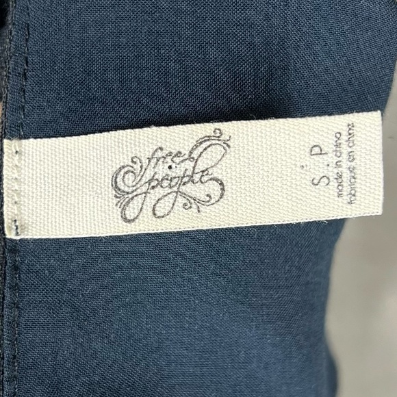 Free People Dress Womens Small Wanderer Floral Lace Bell Sleeve Witchy Whimsy - Picture 8 of 10